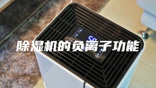 除湿机的负离子功能