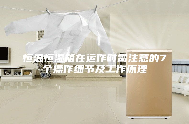 恒温恒湿箱在运作时需注意的7个操作细节及工作原理