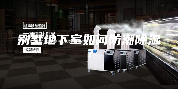 别墅地下室如何防潮除湿？