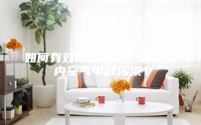 如何有效除湿防潮，避免室内空气甲醛污染！