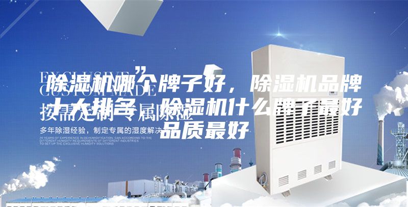 除湿机哪个牌子好，除湿机品牌十大排名，除湿机什么牌子最好品质最好