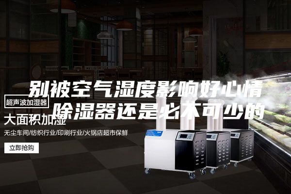 别被空气湿度影响好心情，除湿器还是必不可少的