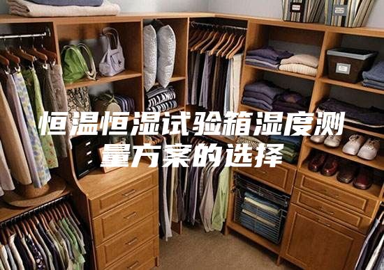 恒温恒湿试验箱湿度测量方案的选择