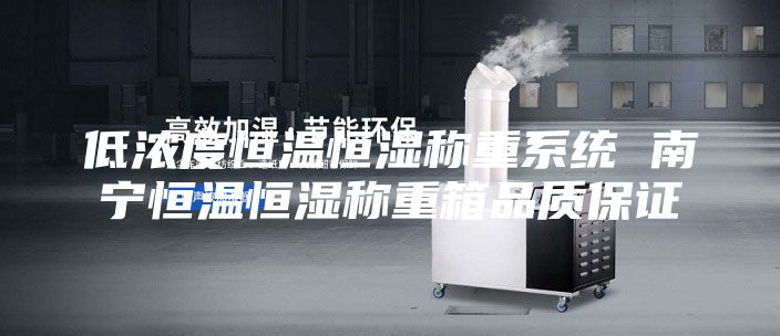 低浓度恒温恒湿称重系统 南宁恒温恒湿称重箱品质保证
