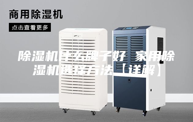 除湿机什么牌子好 家用除湿机选择方法【详解】
