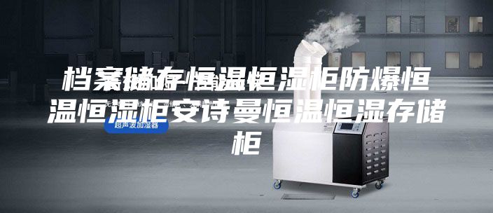 档案储存恒温恒湿柜防爆恒温恒湿柜安诗曼恒温恒湿存储柜