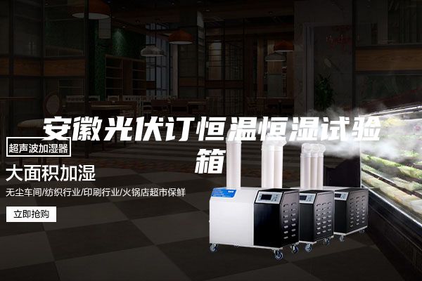 安徽光伏订恒温恒湿试验箱