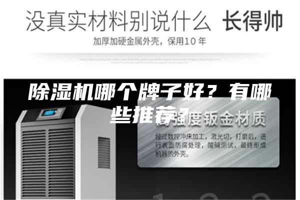 除湿机哪个牌子好？有哪些推荐？