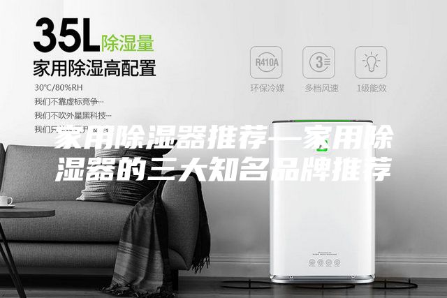 家用除湿器推荐—家用除湿器的三大知名品牌推荐