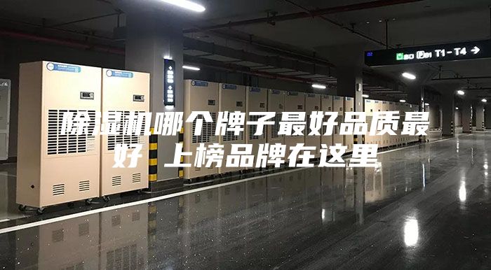 除湿机哪个牌子最好品质最好 上榜品牌在这里