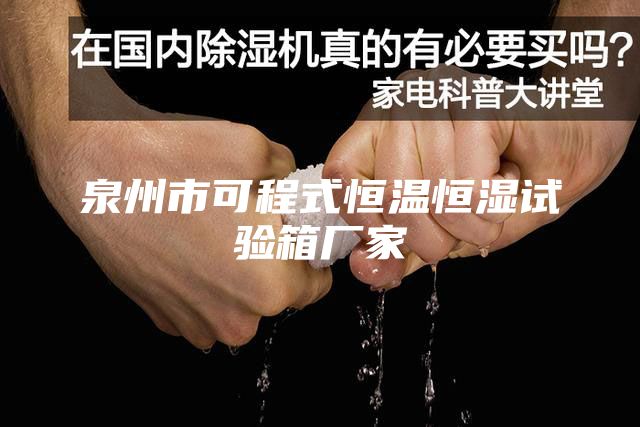 泉州市可程式恒温恒湿试验箱厂家
