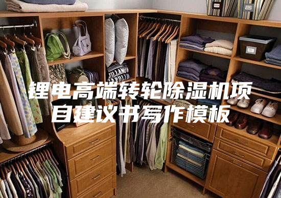 锂电高端转轮除湿机项目建议书写作模板
