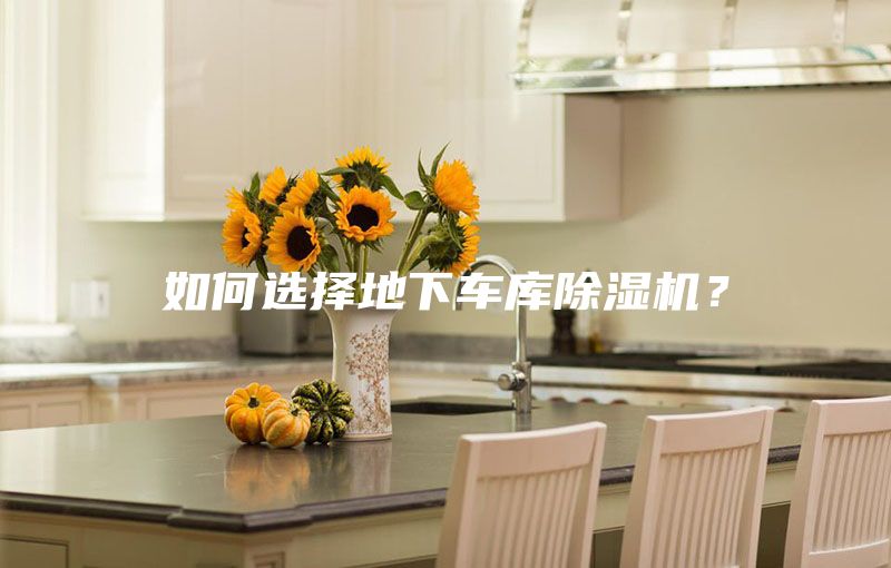 如何选择地下车库除湿机？