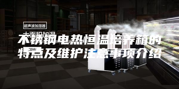 不锈钢电热恒温培养箱的特点及维护注意事项介绍