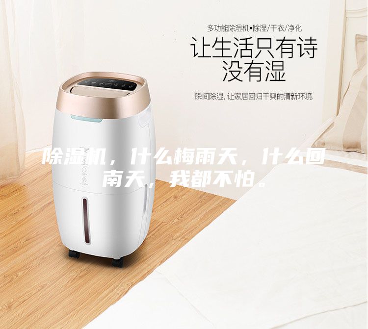 除湿机，什么梅雨天，什么回南天，我都不怕。