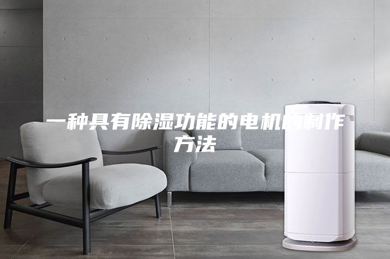 一种具有除湿功能的电机的制作方法
