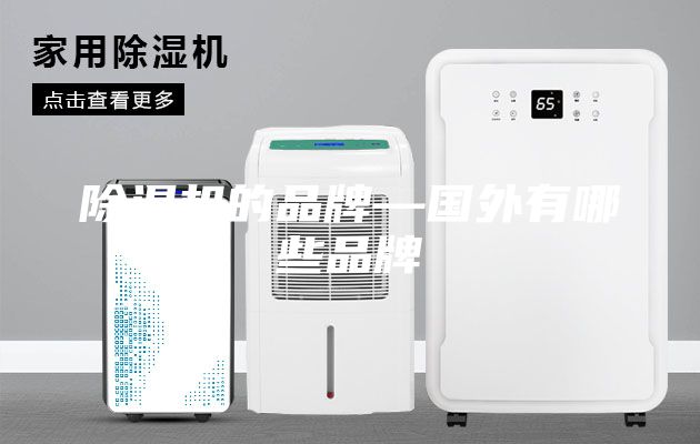 除湿机的品牌—国外有哪些品牌