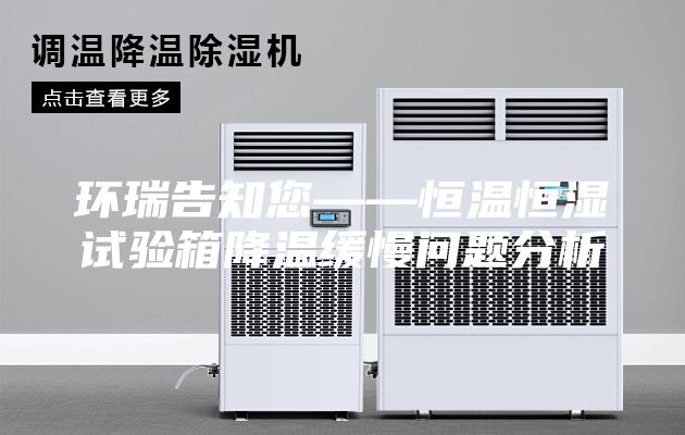环瑞告知您——恒温恒湿试验箱降温缓慢问题分析
