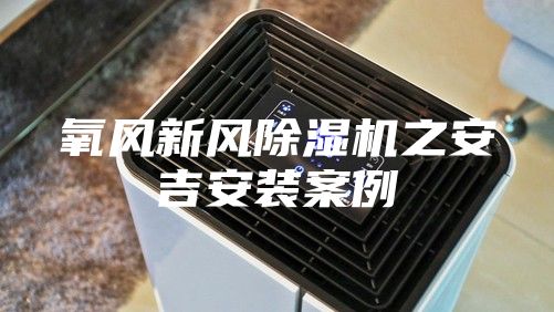 氧风新风除湿机之安吉安装案例