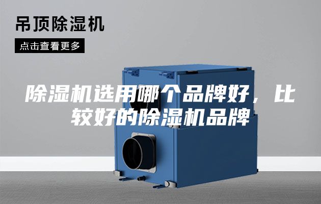 除湿机选用哪个品牌好，比较好的除湿机品牌