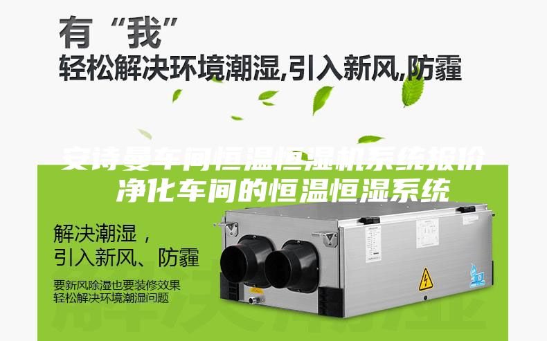 安诗曼车间恒温恒湿机系统报价 净化车间的恒温恒湿系统