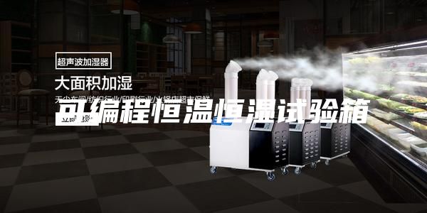 可编程恒温恒湿试验箱