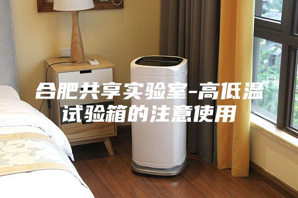 合肥共享实验室-高低温试验箱的注意使用