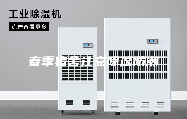 春季猪舍注意除湿防潮