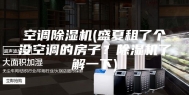 空调除湿机(盛夏租了个没空调的房子？除湿机了解一下)