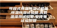 可程式恒温恒湿试验箱,恒温恒湿试验箱,高低温湿热试验室,安诗曼试验仪器