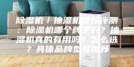 除湿机／抽湿机推荐评测：除湿机哪个牌子好？抽湿机真的有用吗？怎么选？具体品牌型号推荐