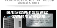 家用除湿机该如何选择 家用除湿机的推荐