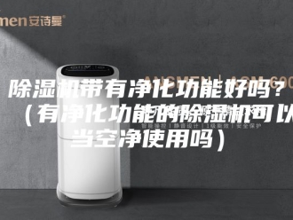 企业新闻除湿机带有净化功能好吗？（有净化功能的除湿机可以当空净使用吗）