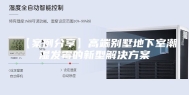 【案例分享】高端别墅地下室潮湿发霉的新型解决方案