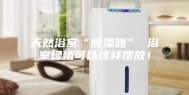 天然浴室“除湿器” 浴室绿植可以这样摆放！