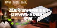 合肥专业吊顶除湿机(欢迎光临-2023已更新)