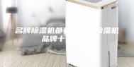 名牌除湿机都有哪些（除湿机品牌十佳排名）
