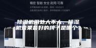 除湿机用处大不大，除湿机效果最好的牌子是哪个？