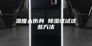 湿度大伤身 除湿试试这些方法