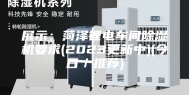 展示：菏泽锂电车间除湿机要求(2023更新中)(今日／推荐)