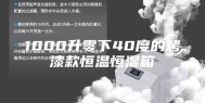 1000升零下40度的烤漆款恒温恒湿箱