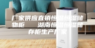 厂家供应直销恒温恒湿储物柜   湖南恒温恒湿储存柜生产厂家