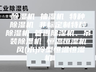 企业新闻除湿机 抽湿机 特种除湿机 非标定制特种除湿机 管道除湿机、吊装除湿机 恒温恒湿机 风(水)冷型恒温恒湿机