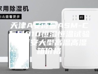 企业新闻天津A安诗曼ASM-C系列010恒湿恒温试验箱,西安大型高温高湿箱价格