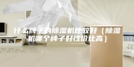 什么牌子的除湿机比较好（除湿机哪个牌子好性价比高）