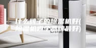 什么牌子的除湿机好(除湿机哪个品牌最好)
