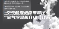 空气除湿机原理是什么 空气除湿机介绍【详解】
