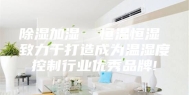 除湿加湿  恒温恒湿 致力于打造成为温湿度控制行业优秀品牌!