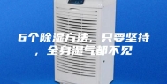 6个除湿方法, 只要坚持, 全身湿气都不见