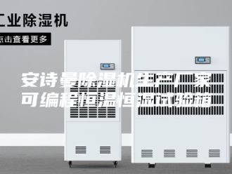 企业新闻安诗曼除湿机生产厂家可编程恒温恒湿试验箱